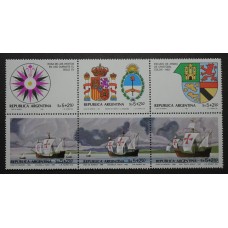 ARGENTINA 1984 GJ 2154/9 SERIE COMPLETA DE ESTAMPILLAS MINT U$ 3.60